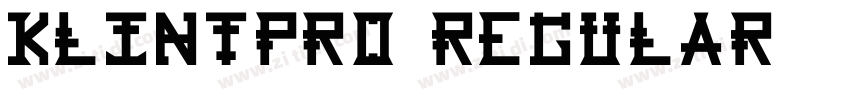 KlintPro Regular字体转换 KlintPro Regular字体转换